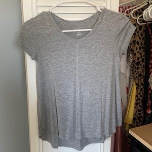 Gray short sleeve shirt